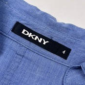 DKNY ダナキャラン ラップ 長袖シャツ トップス 4/ブルー レディース