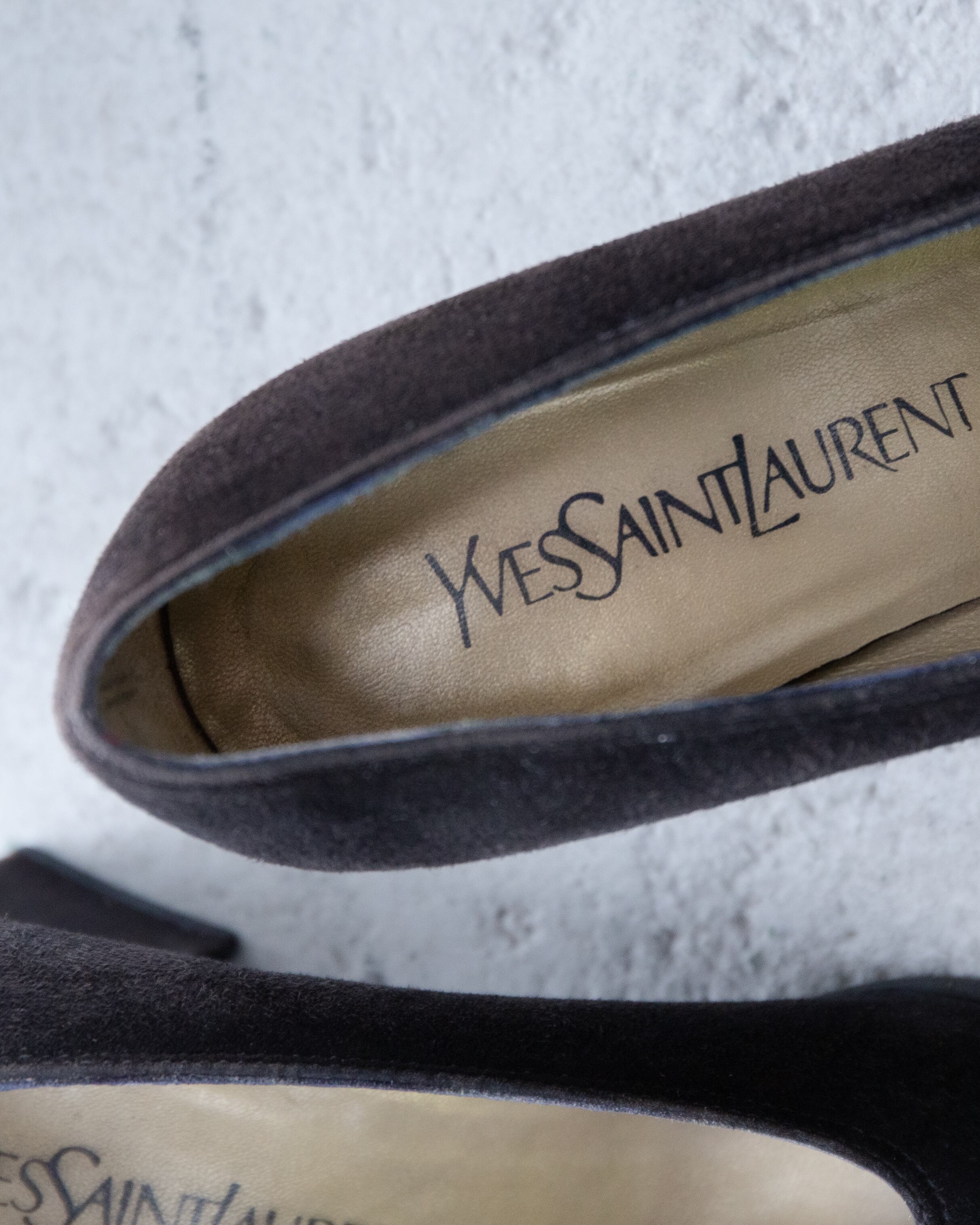 Yves Saint Laurent - square toe & chunky heel pumps