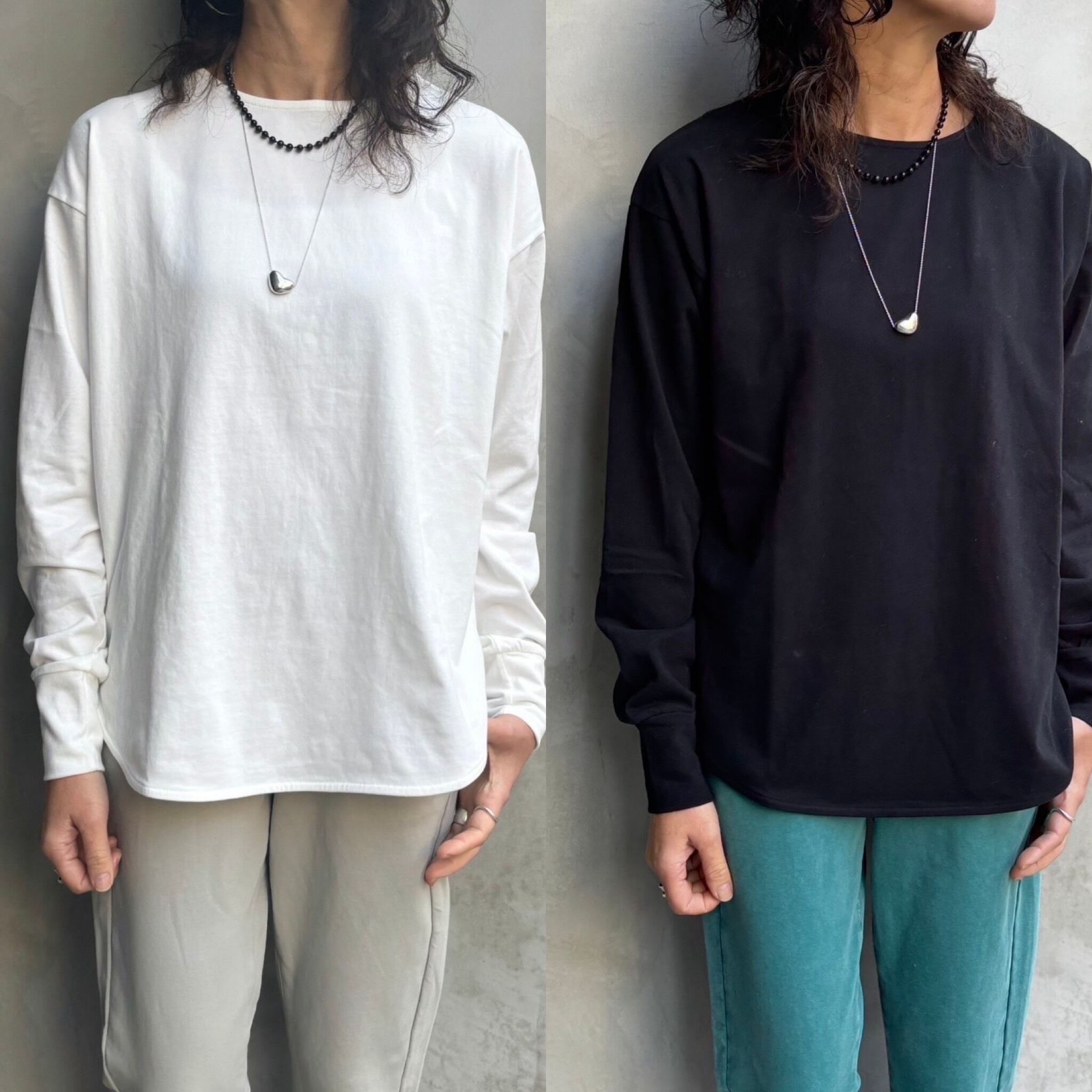 Flamingo firm 】微起毛ロングスリーブTシャツ | valance 福井