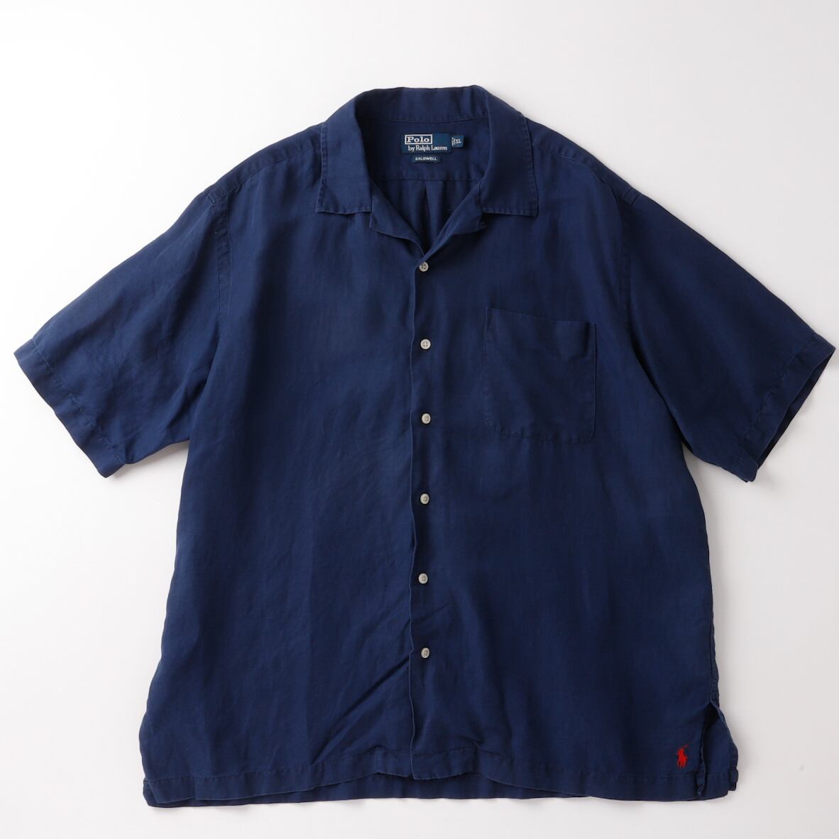 完全黒無地‼️オープンカラー CALDWELL メンズ シャツ ラルフローレン 完全黒無地‼️オープンカラー CALDWELL メンズ シャツ ラルフローレン