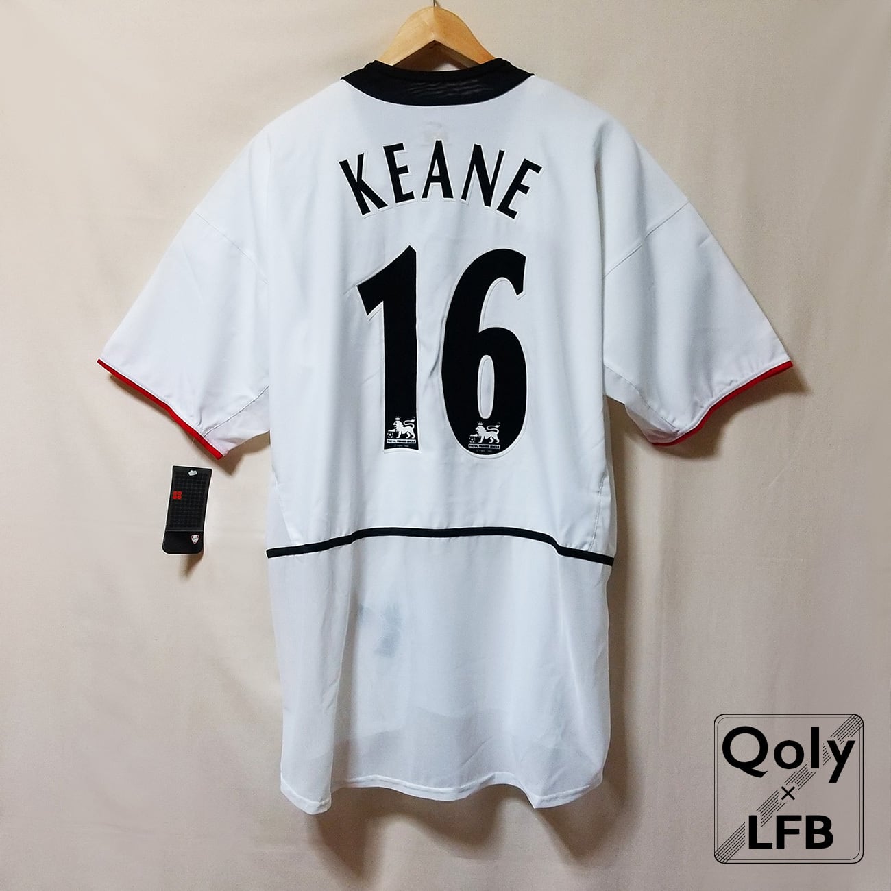 マンチェスター・ユナイテッド 2002-03 Nike 選手用 アウェイ半袖 ユニフォーム #16 KEANE（インポートXL）