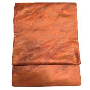 袋帯・水紋・朱・No.200701-1876・梱包サイズ60