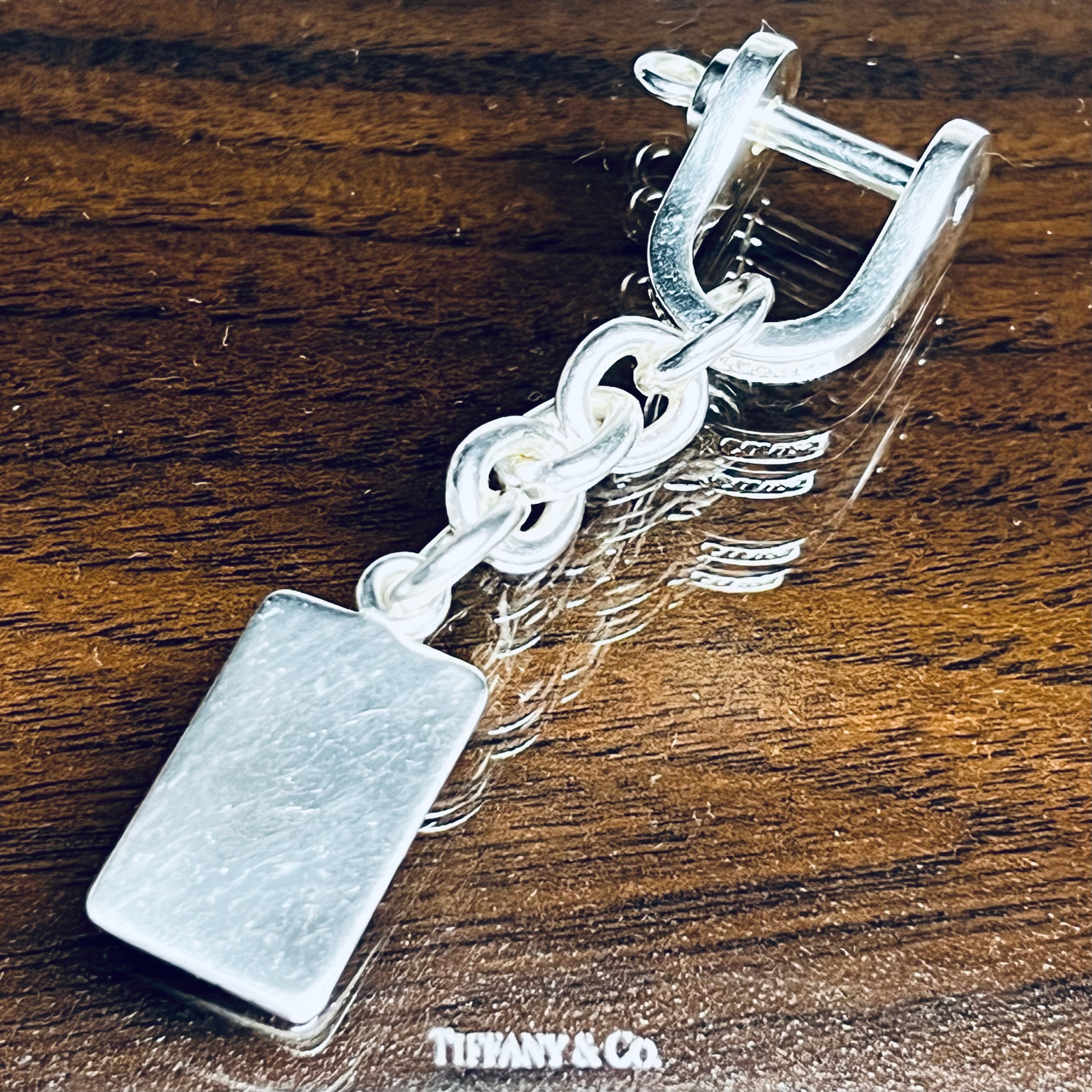 VINTAGE TIFFANY & CO. Shackle Key Holder Sterling Silver Deadstock ...