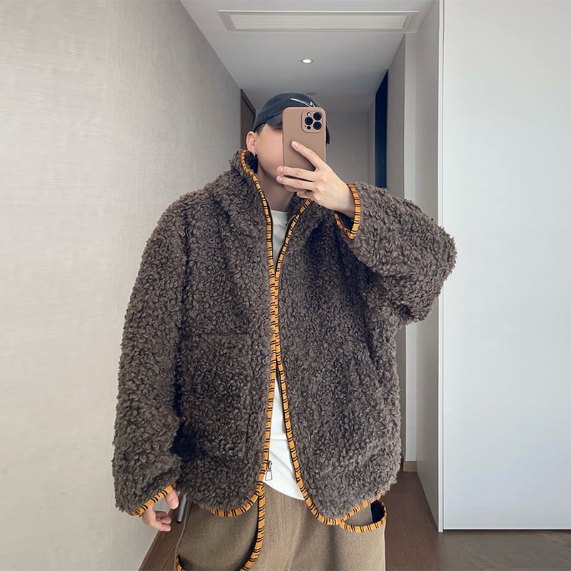 dannyandzeeフード付きモコモコアウター | mblueshop