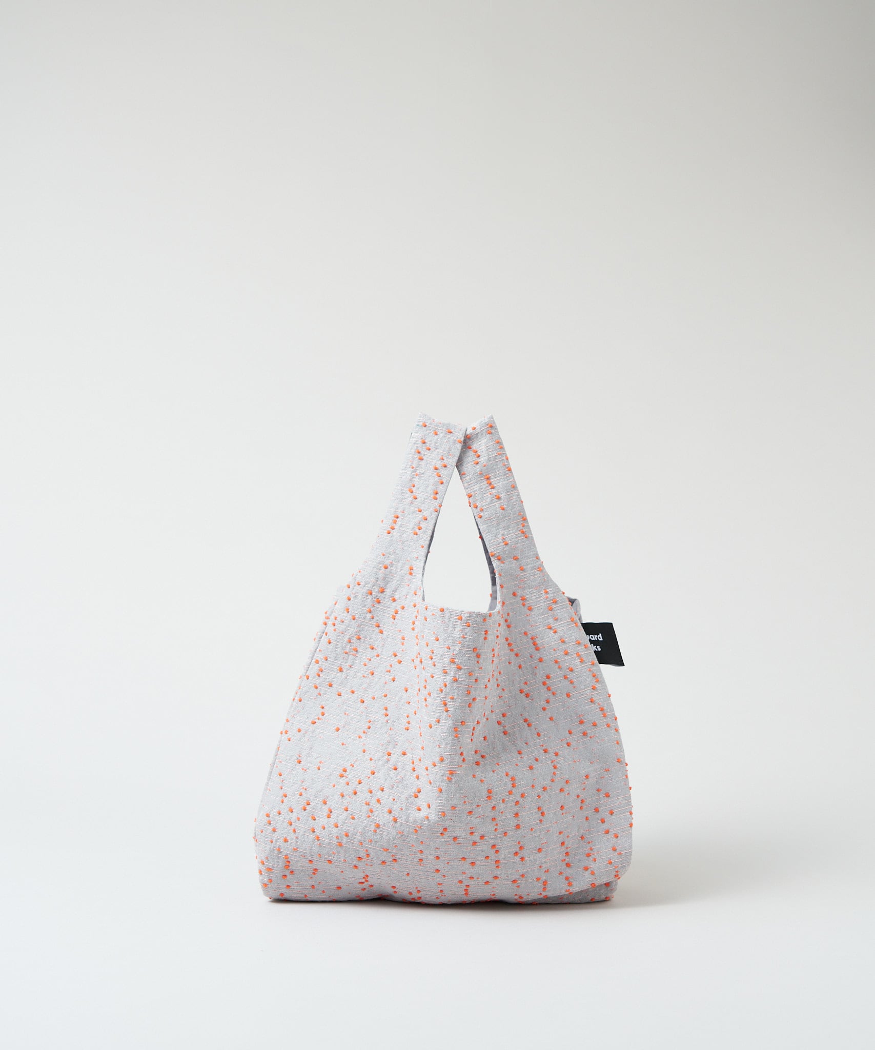 DOUBLE bag / orange dots / S（ポケット付） | Jacquard Works