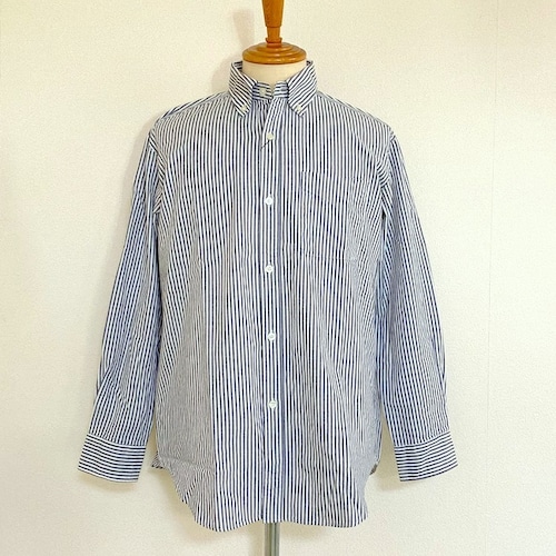 Stripe Oxford BD Shirts　Navy