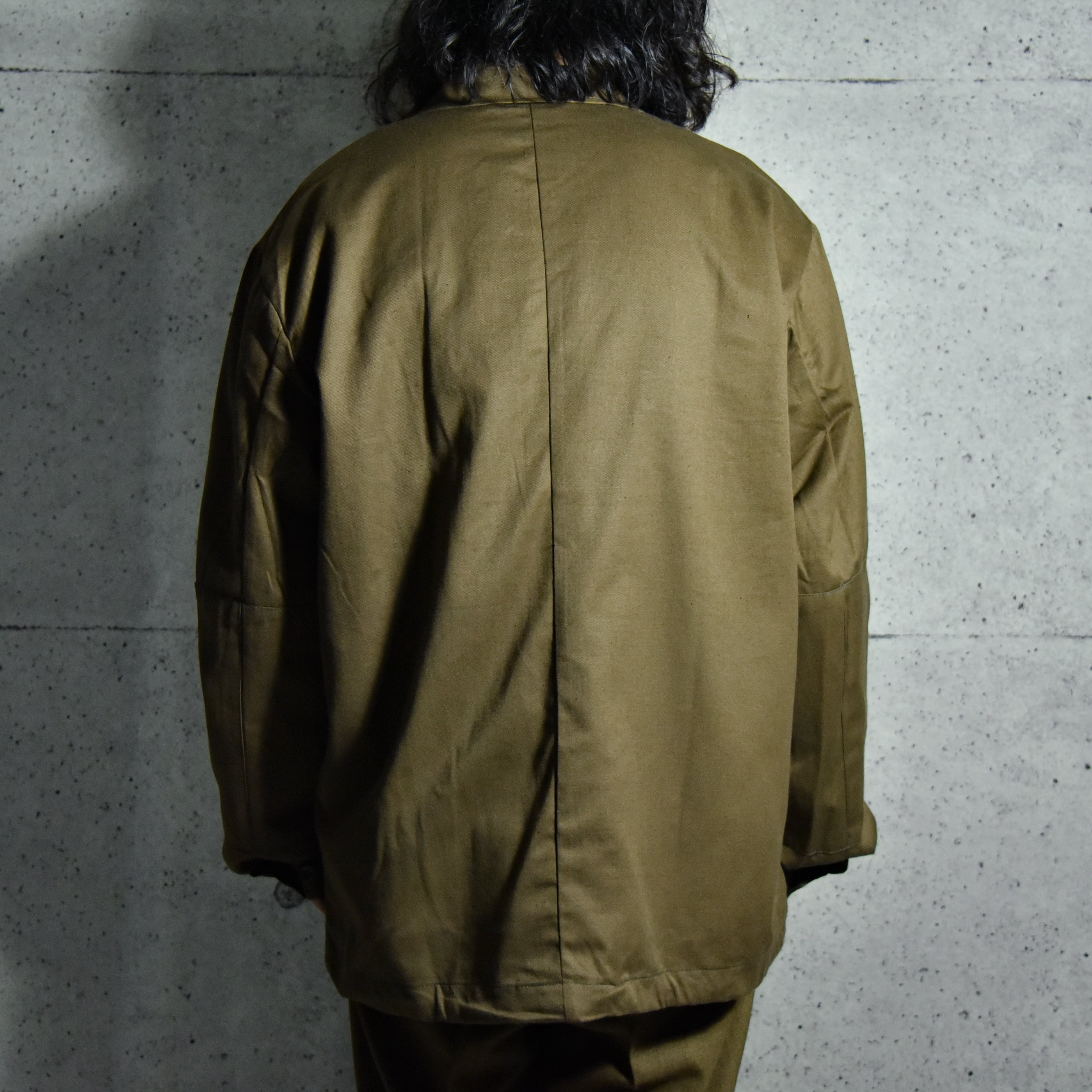 VINTAGE / ヴィンテージ | 1957年製 50s～ CZECH ARMY STAND COLLAR WORK JACKET チェコ軍 スタンド カラー ワーク ジャケット | ‐ | カーキ | メンズ