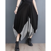 ドレープ サルエルパンツ 00075