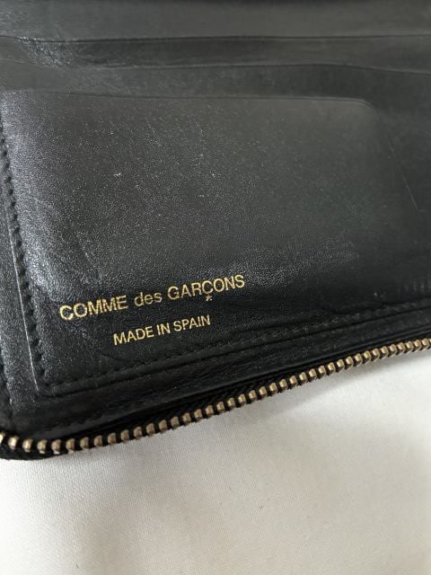 Solid Color Design Leather Wallet "COMME des GARÇONS"