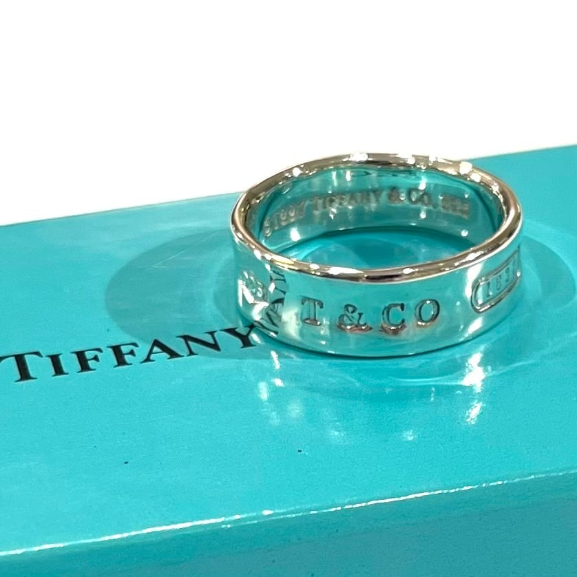 Tiffany & Co. Pt950 リング 約20号 メンズ 刻印あり Tiffany & Co