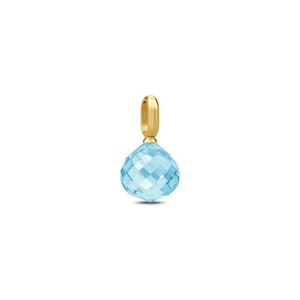 JULIE SANDLAU LITTLE JOY PENDANT  SKY BLUE CRYSTAL