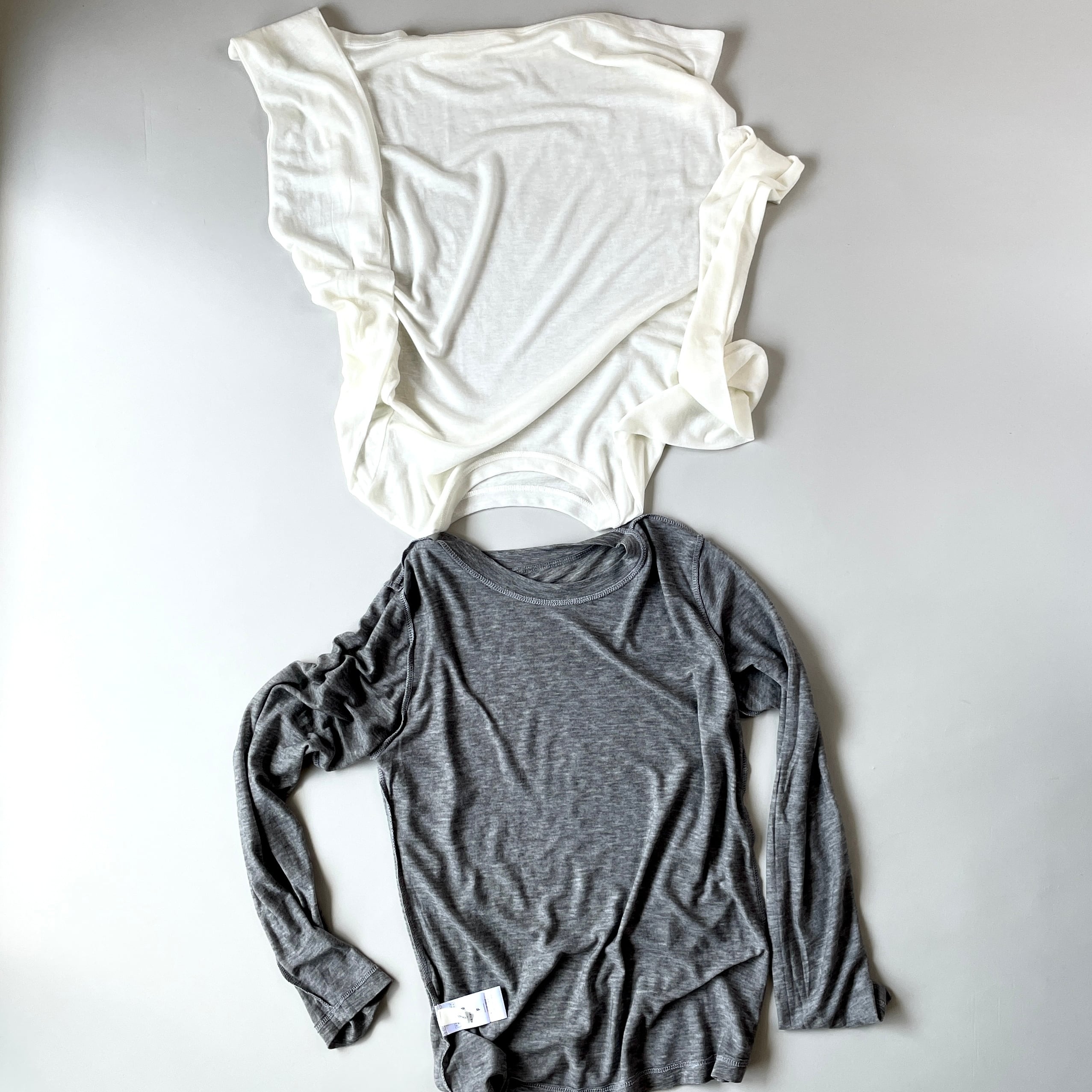 レイヤードセットプルオーバー グレー ＜Galon de OHAO＞ | 3e