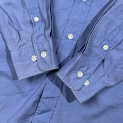 VAN JAC ヴァンヂャケット BD ボタンダウン 長袖シャツ M/ブルー メンズ ビンテージ