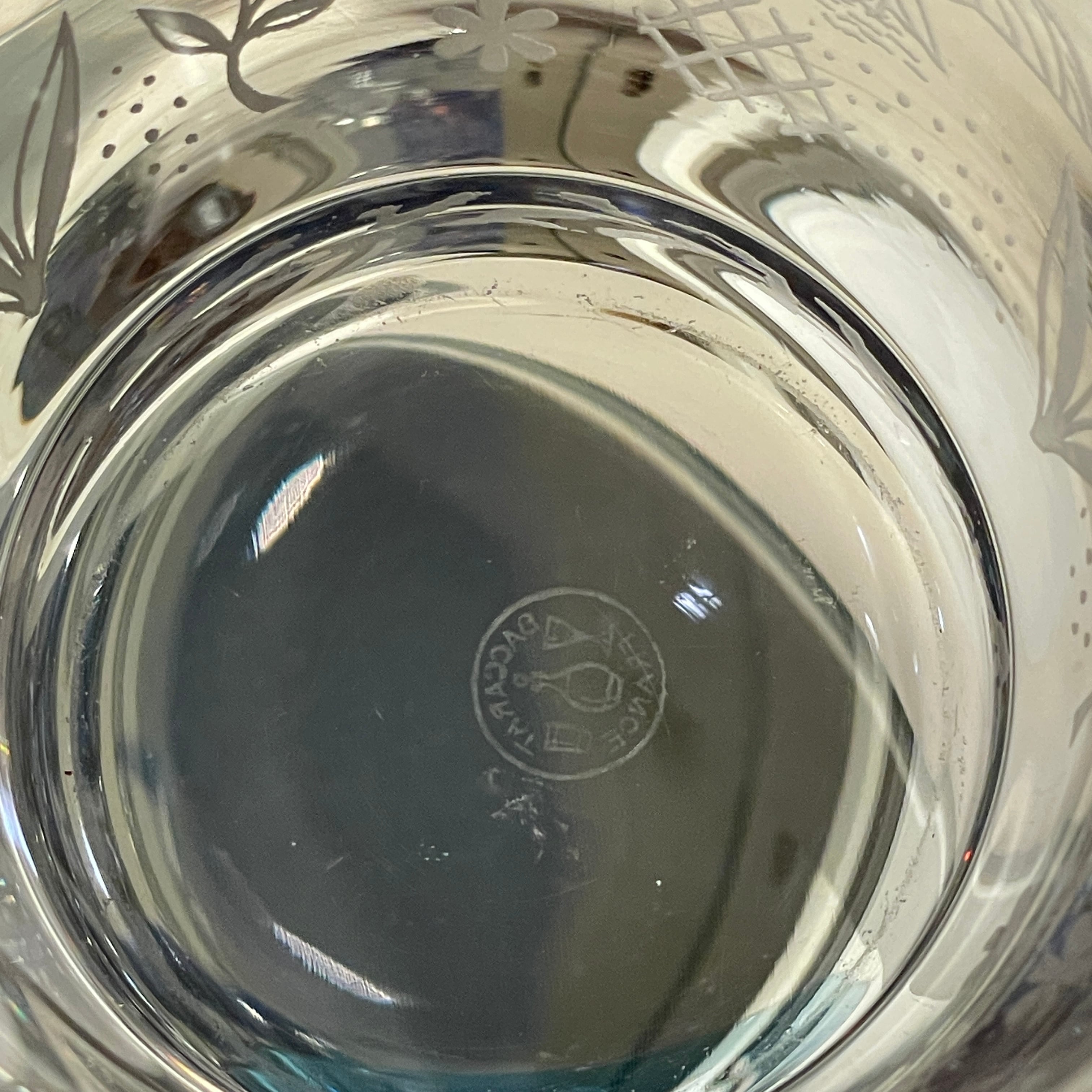 オールド Baccarat フラワーベース｜花瓶｜アンティーク クリスタル