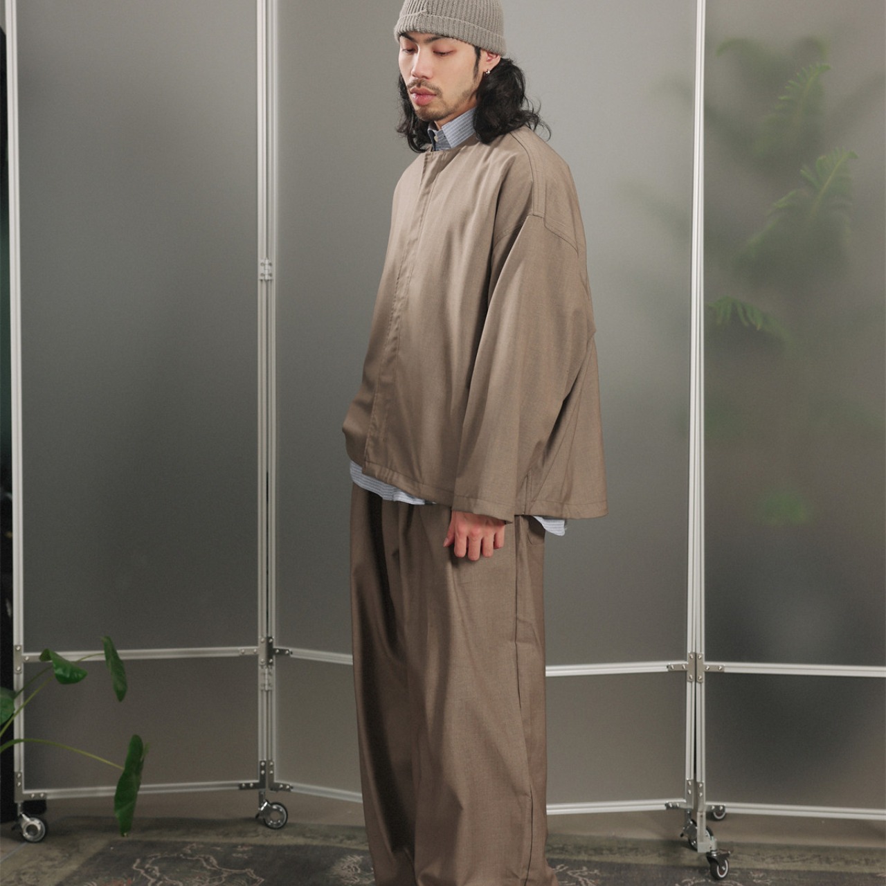 ミニマルカラーレス・リラックスジャケット A2135 - 7