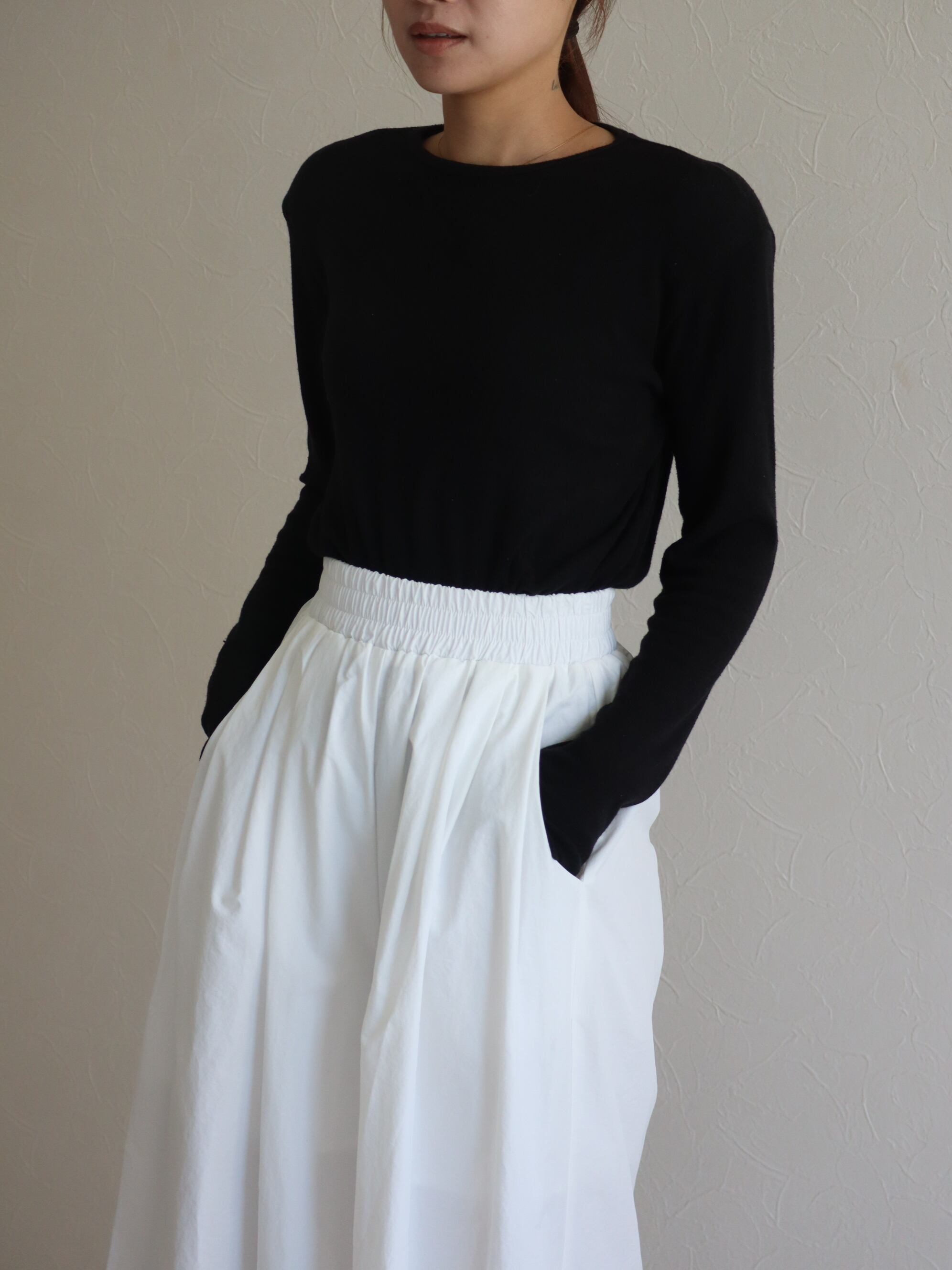 shoulder pad sheer T (black)