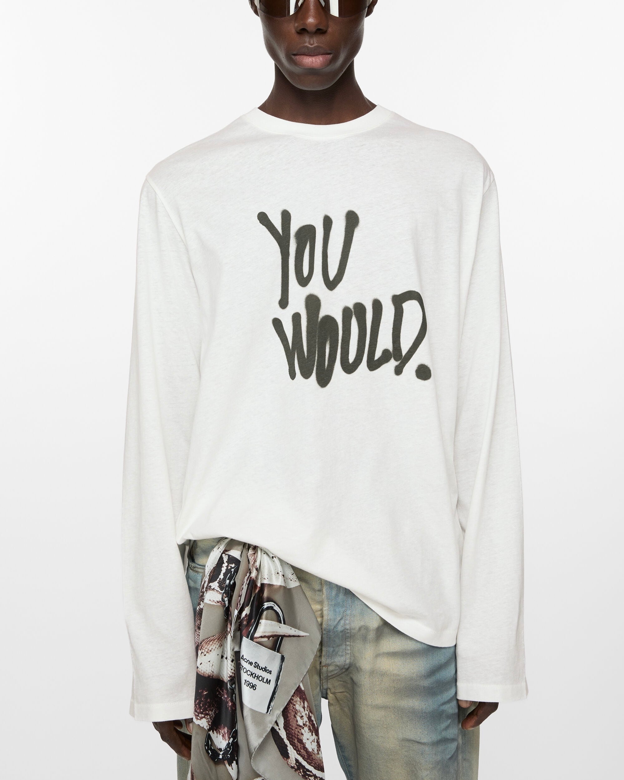 国内発送☆送料関税込【Acne Studios】ロングスリーブTシャツ Acne Studios UNI】ロングスリーブロゴTシャツ | idealclasse