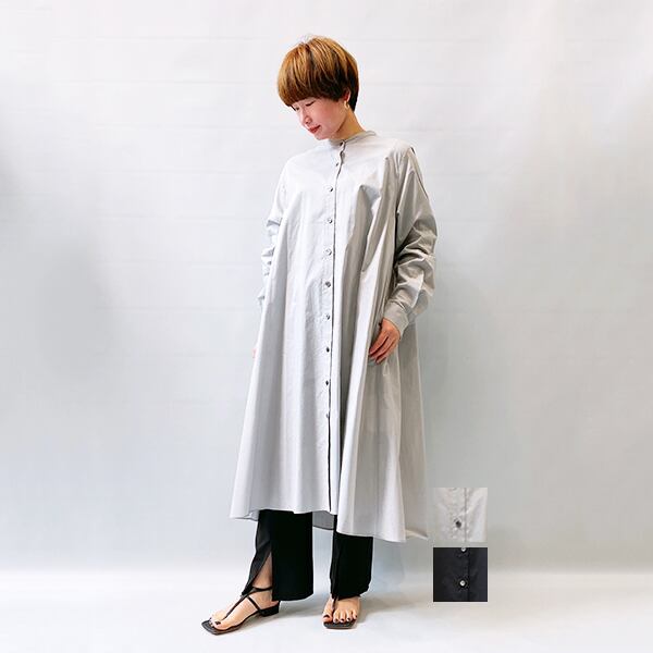 Midiumisolid ミディウミソリッド バックギャザーシャツワンピース 22春夏新作 送料無料 Bien More Net Store ファッション レディース セレクトショップ