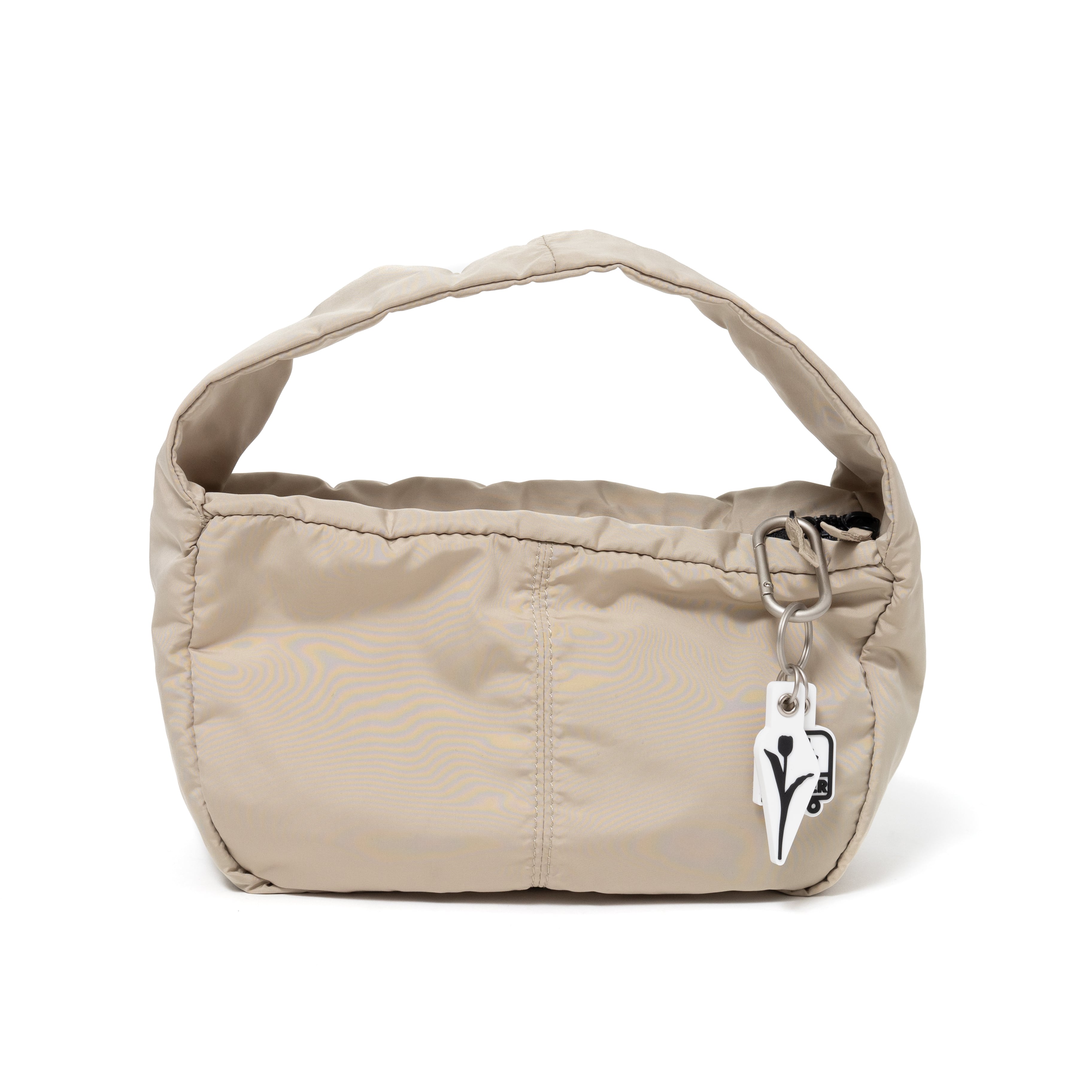 ALPSDR NYLON ONE HANDLE BAG / BEIGE
