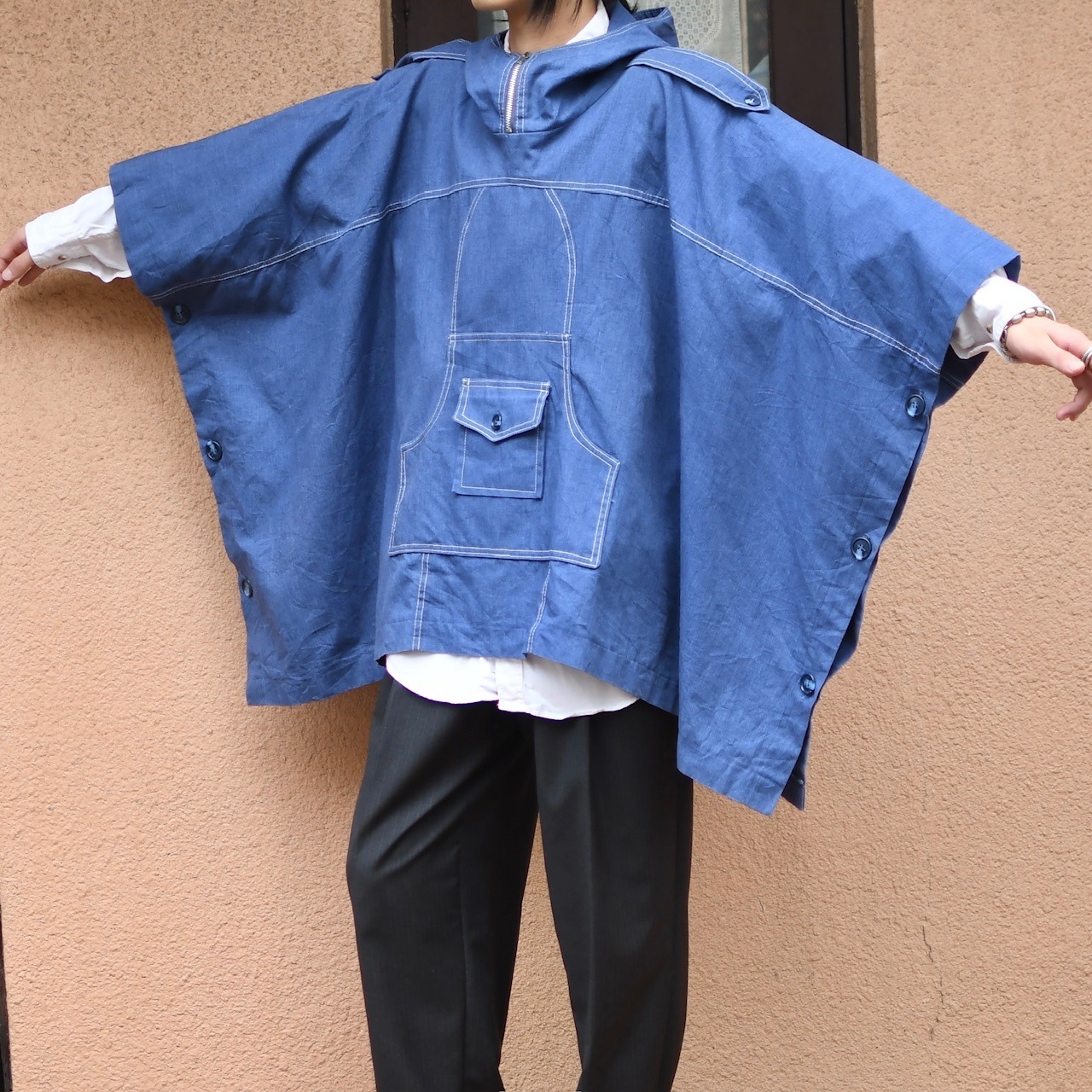 design denim poncho
