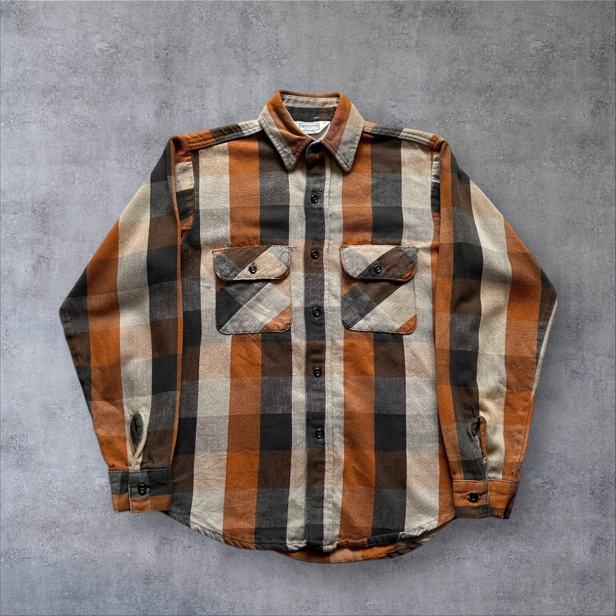 1980s FIVEBROTHER Flannel Shirt【高円寺店】