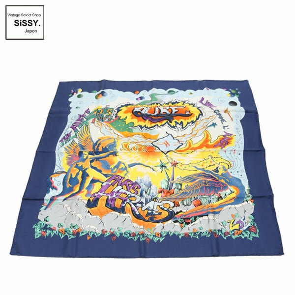 エルメス HERMES スカーフ カレ90 FLEURS DE LOTUS シルク マルチカラー レディース 送料無料 e56305j895cmx横