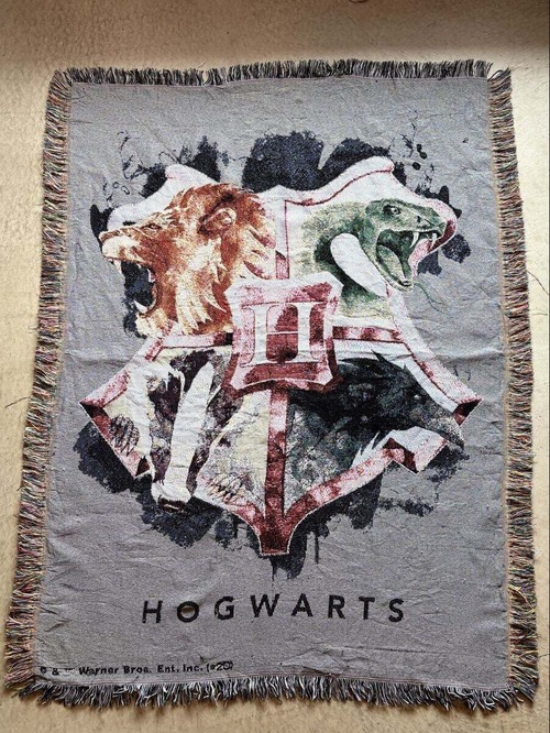 【公式】Harry Potter ハリーポッター ホグワーツ 紋章 ラグマット タペストリー ブランケット マルチカバー ワーナーブラザーズ 映画