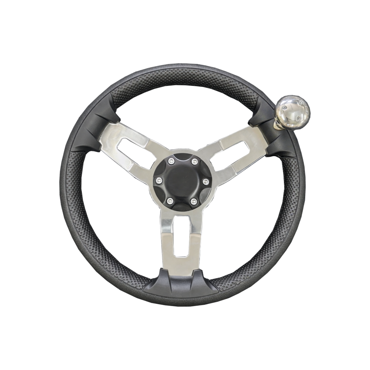 【新製品SALE】システムステアリングヘルムPRO ノブ付 ベアリング SUS316