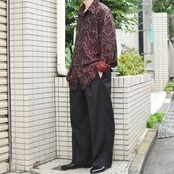 wave chain stitch design shirt