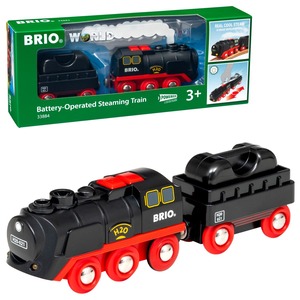 【人気】BRIO (ブリオ) 水蒸気がでる！電動きかんしゃ  33884 対象年齢 3歳~