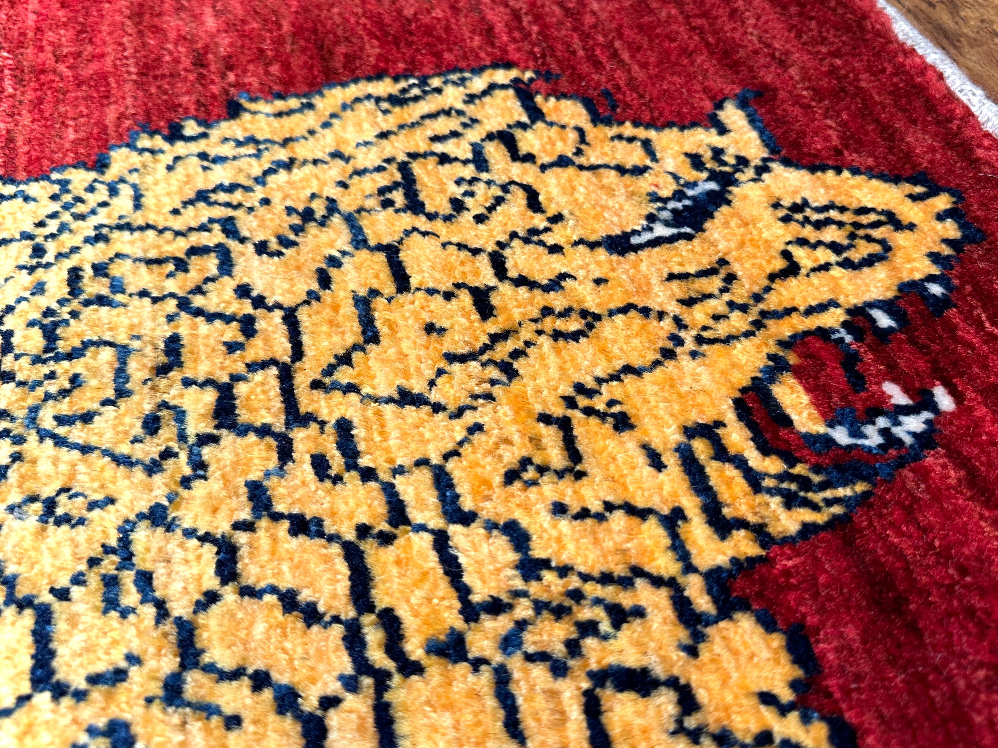 ギャッベ 93×63 玄関サイズ（60×90 玄関マットサイズ アートギャッベ 