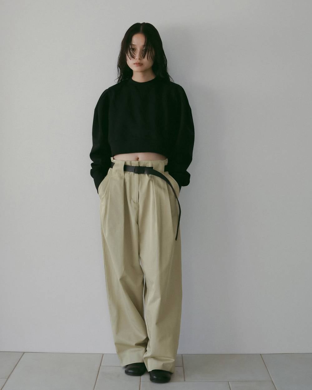新作◎anuke Twill Loose Pants anuke 】Twill Loose Pants | valance 福井｜レディース セレクト