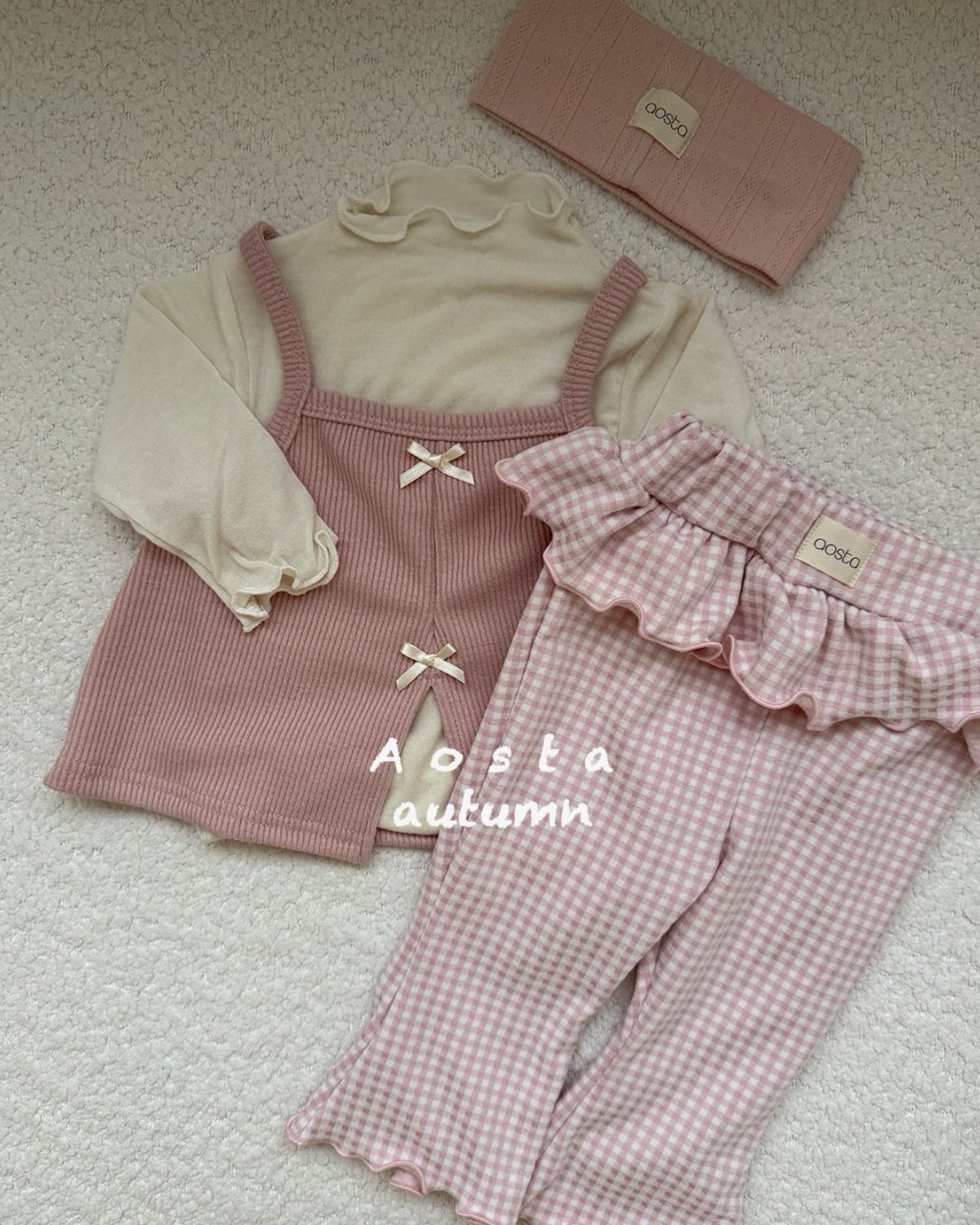 送料無料【予約】/ キキフリルパンツ/ aosta