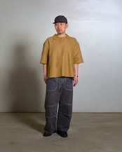 MAYKAM - LINENCROSS BIG SKIPPER POLO : beige