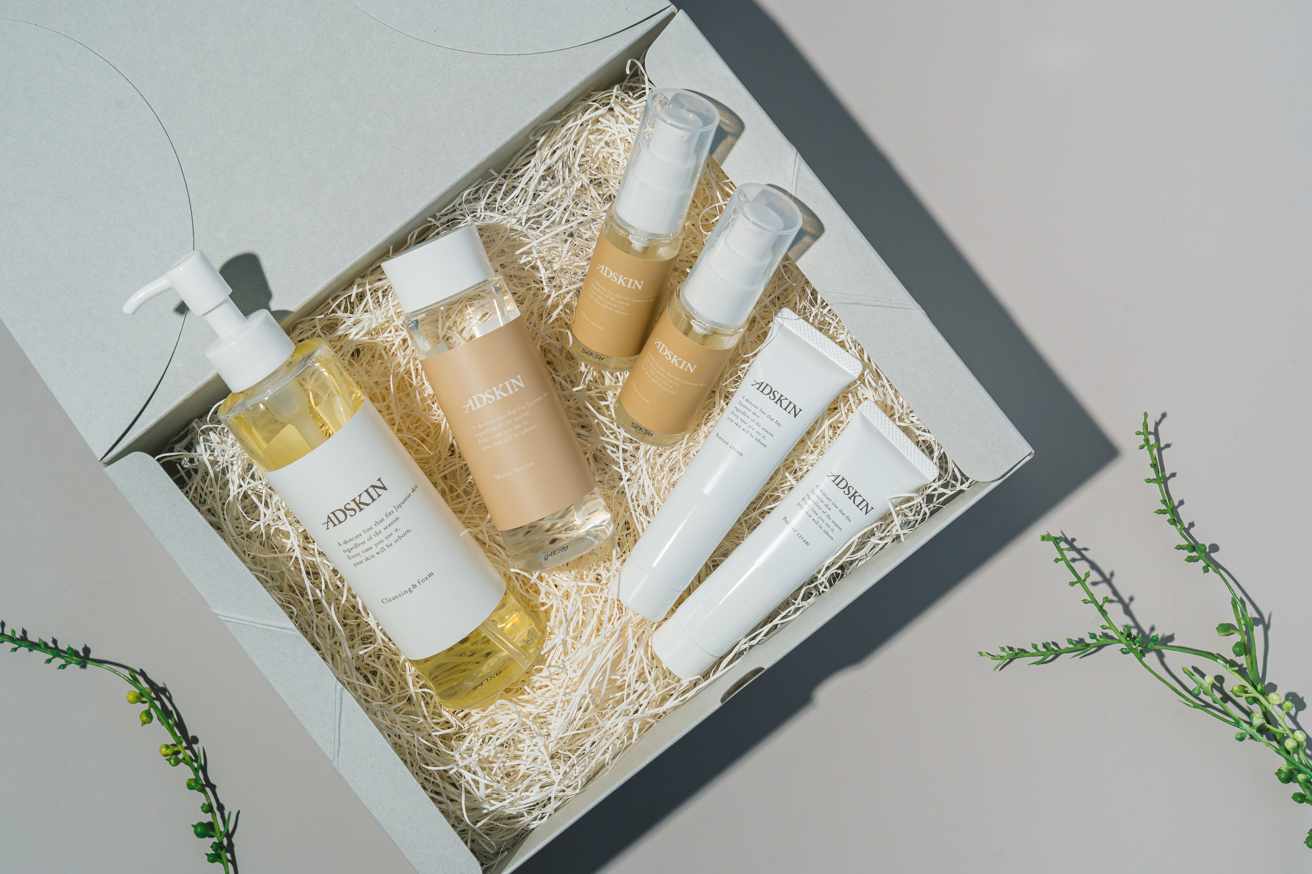 【定期便1ヶ月】クレンジング&フォーム、モイストローション、クリアセラム×2本、バリアクリーム×2本