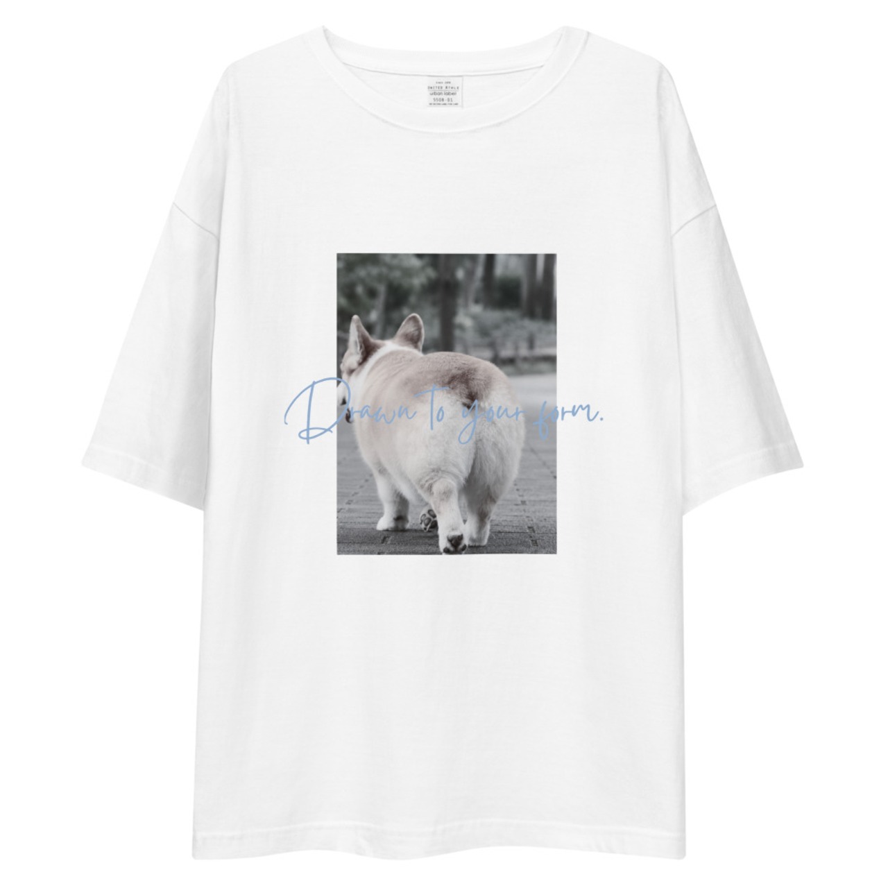 YOUR FORM Big silhouette Tee　[T0044]