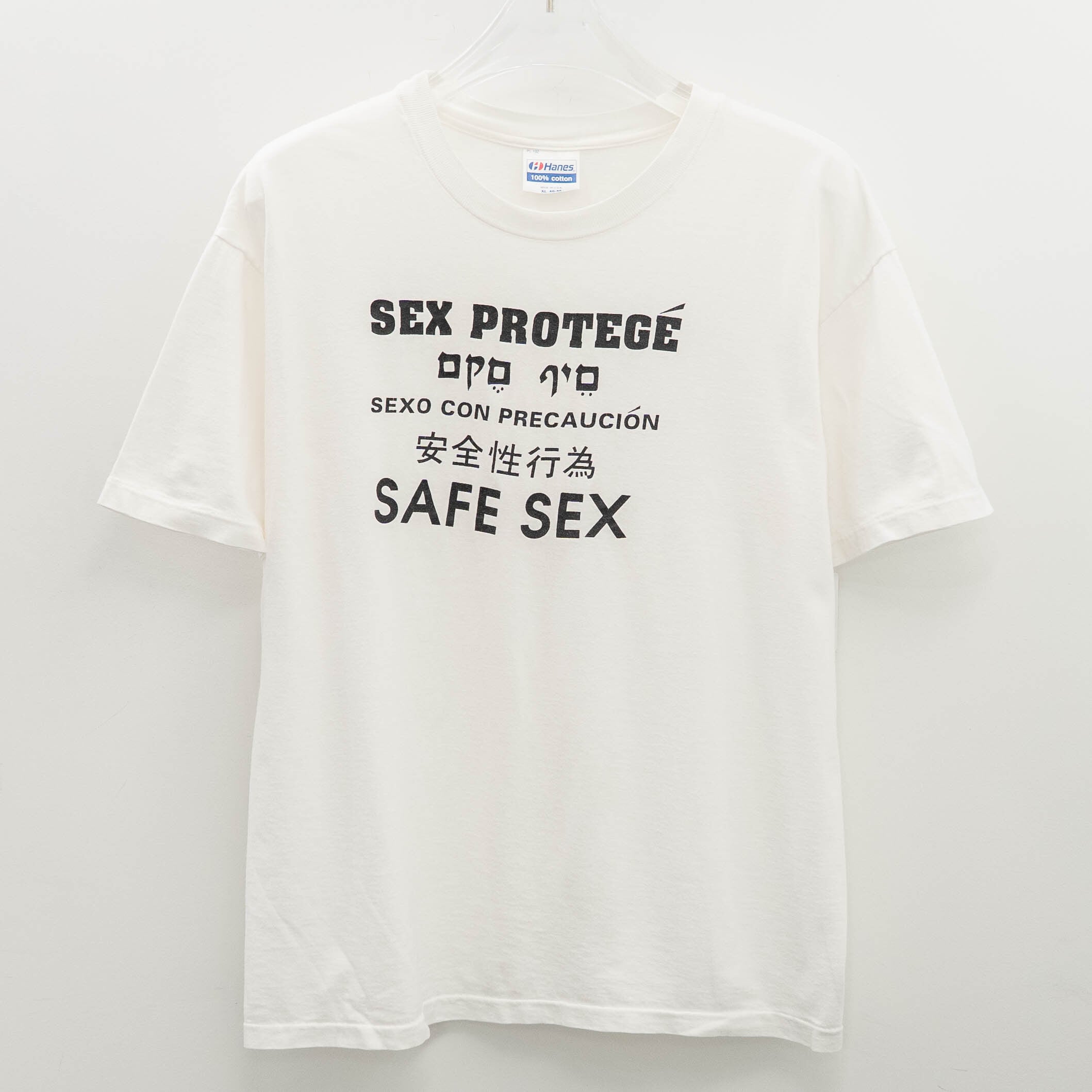 Safe Sex " Sec Protege " Hanes XL【A8-591】