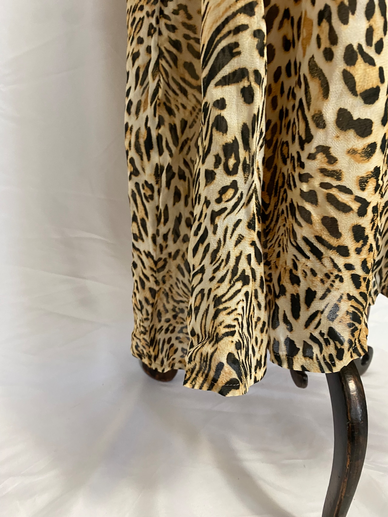 Leopard half sleeve dress