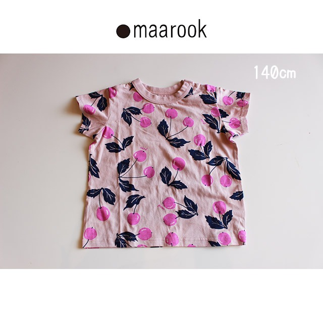 【MAAROOK】115-2202104 天竺チェリーPTTシャツ 140㎝