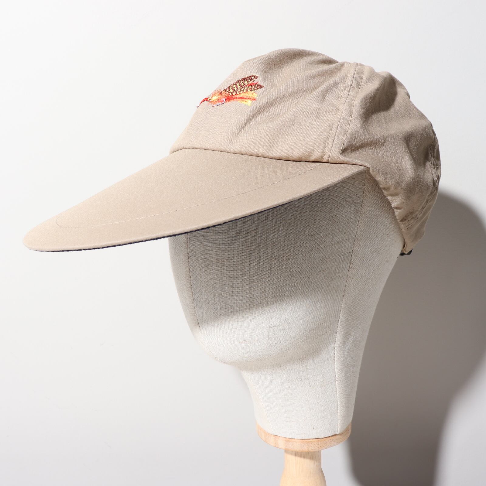 80s L.L.BEAN 軟弱 コットン ロングビルキャップ ピンク XL USA製