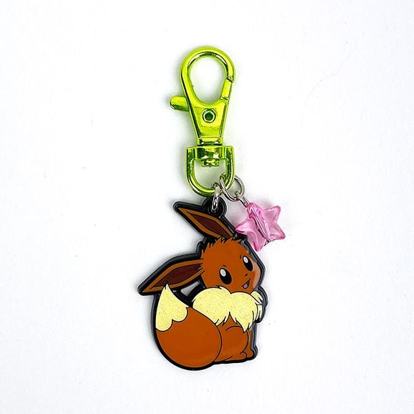 ポケットモンスター イーブイ キラキラメタルキーチェーン ブラウン