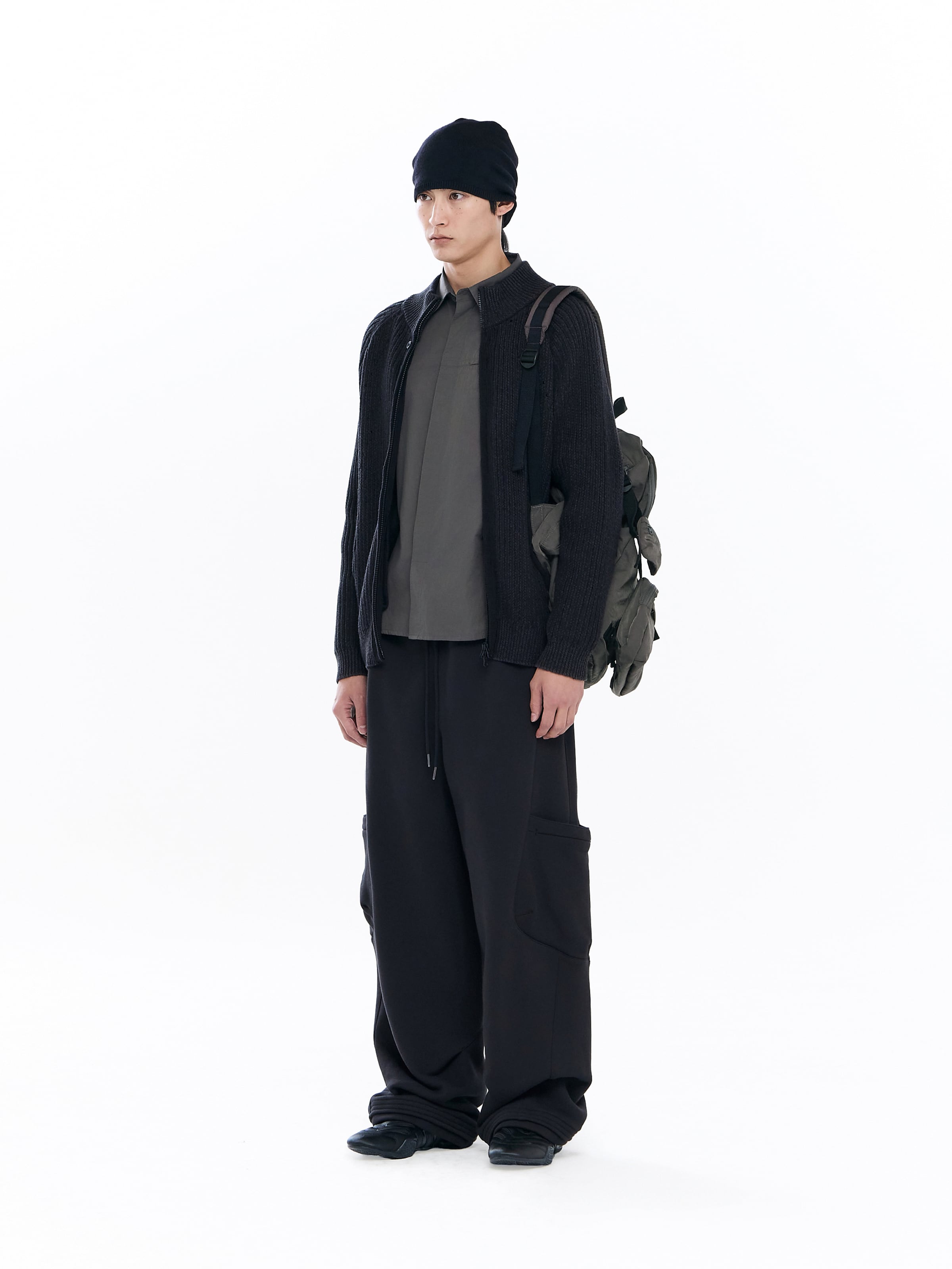 26AW | MEN】 SAN SAN GEAR サンサンギア / ジップアップニット