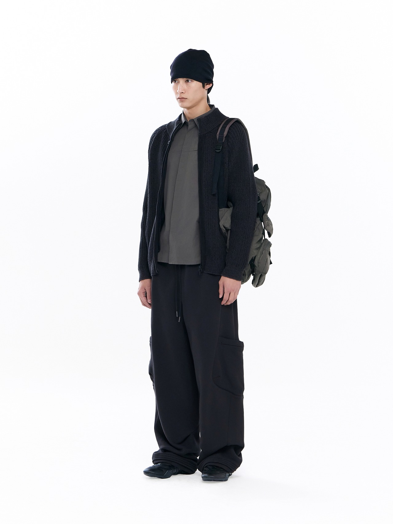 【26AW | MEN】 SAN SAN GEAR サンサンギア / ジップアップニット / BUTTON ZIP-UP KNIT / SG26FWOTZK001 - 2