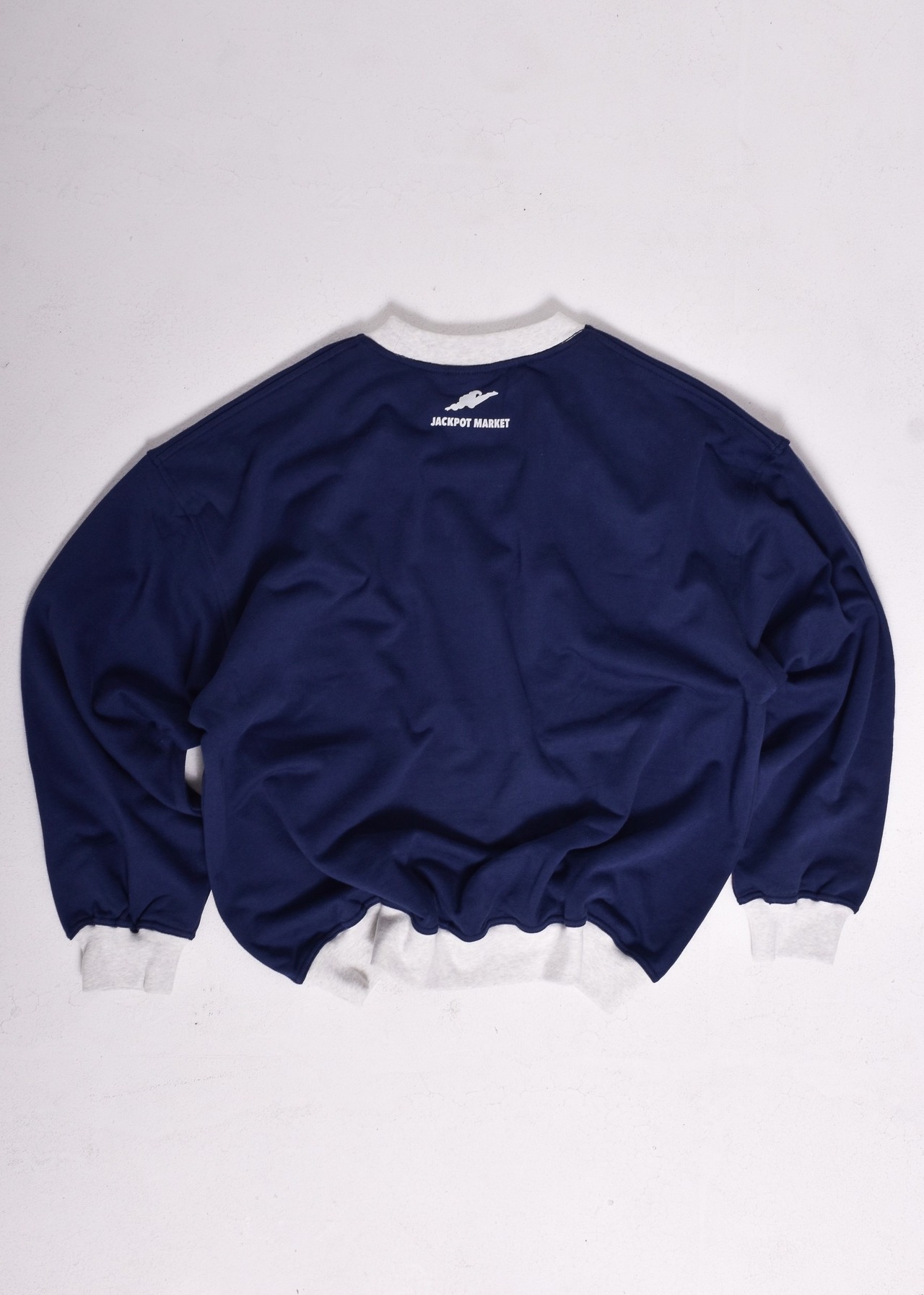 OLIVA POSE トレーナー　ネイビー × アッシュグレー