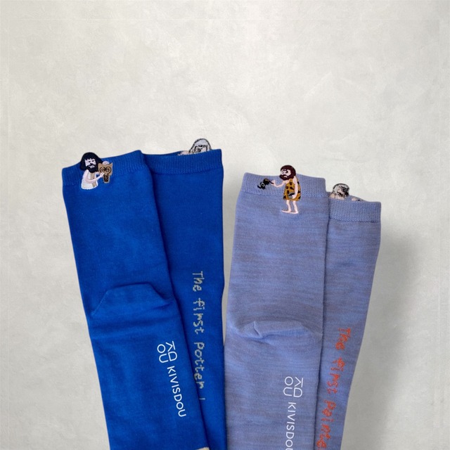 ご先祖様はアーティスト : ショートソックス2P【 KIVISDOU 】