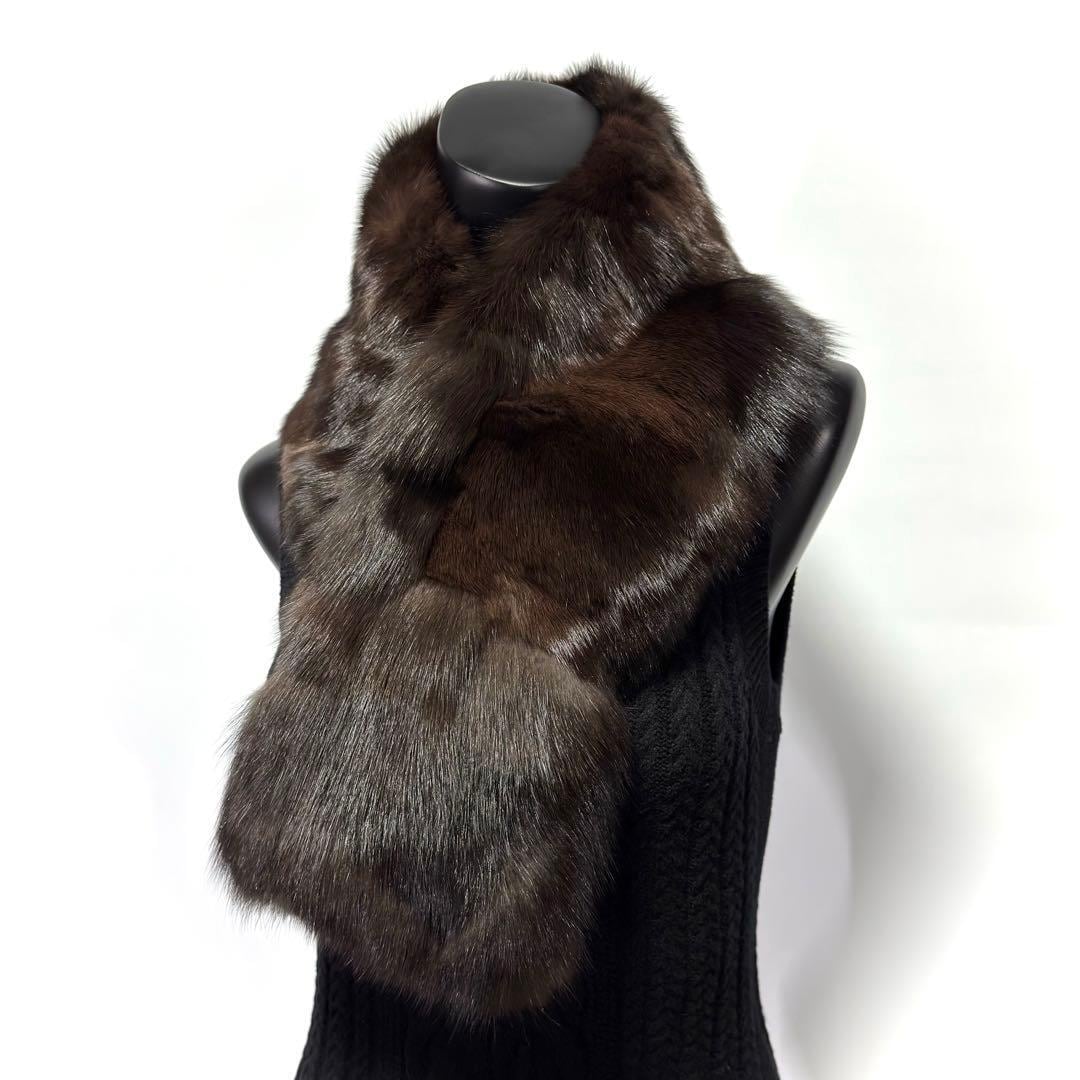 【SOBOL】RUSSIAN SABLE ロシアンセーブル 黒貂 ファーストール SOBOL】ファーストール ロシアンセーブル 黒貂 King of Furs | KS JAPAN