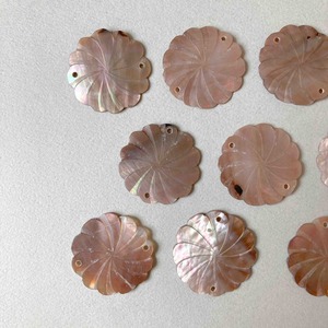 シェルお花風チャーム
