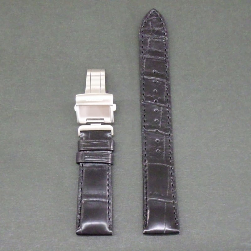 SEIKO セイコー 時計ベルト 20mm ワニ革 クロコダイルバンド L0H7011J9