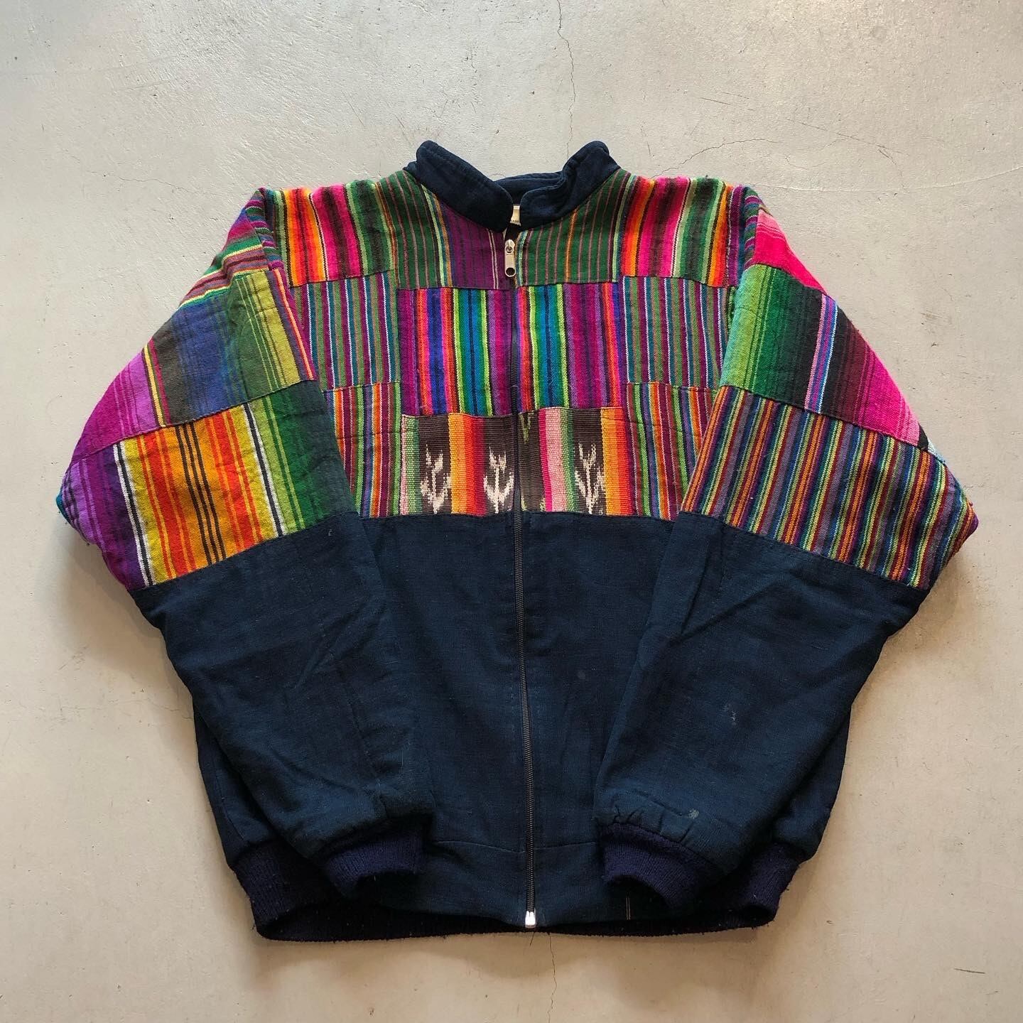 90s Guatemala zip jacket【高円寺店】