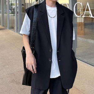 Oversized suit vest(MT1541)
